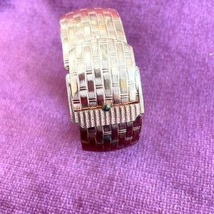 Copper over brass bracelet cuff buckle look 1970’s